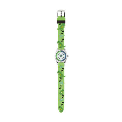 Tikkers TK0207 Kids Adventure Collection Green Silicon Strap - Κοσμηματοπωλείο Goldy