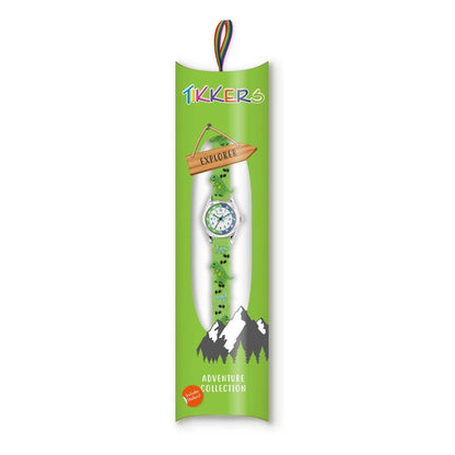 Tikkers TK0207 Kids Adventure Collection Green Silicon Strap - Κοσμηματοπωλείο Goldy