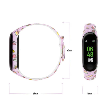 Tikkers TKS01-0004 Kids Smart Fitness Tracker Purple Silicon Strap - Κοσμηματοπωλείο Goldy