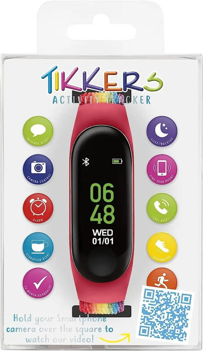 Tikkers TKS01-0019 Kids Smart Fitness Tracker Multicolor Fabric Strap - Κοσμηματοπωλείο Goldy