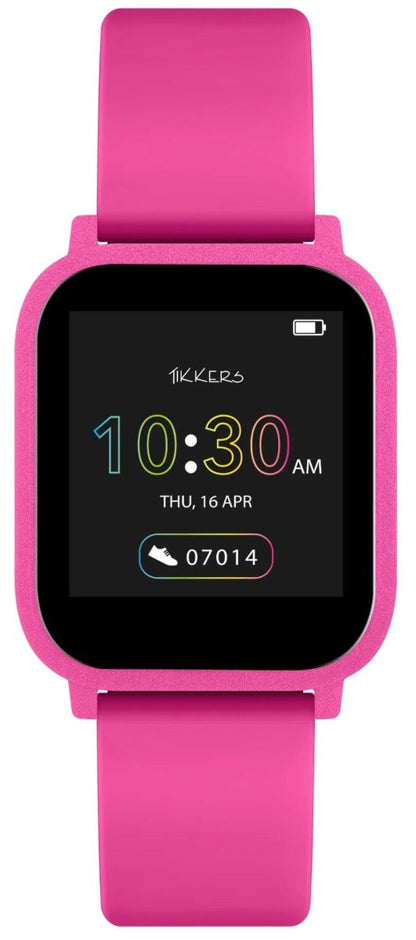 Tikkers TKS10-0003 Teen Smart Watch Pink Silicon Strap - Κοσμηματοπωλείο Goldy