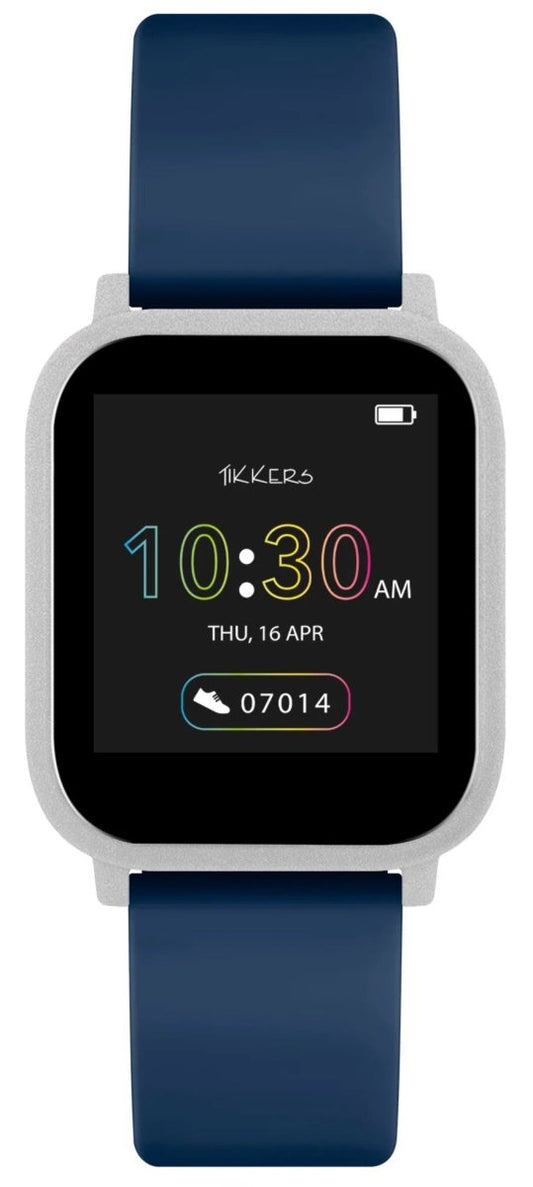 Tikkers TKS10-0005 Teen Smart Watch Blue Silicon Strap - Κοσμηματοπωλείο Goldy