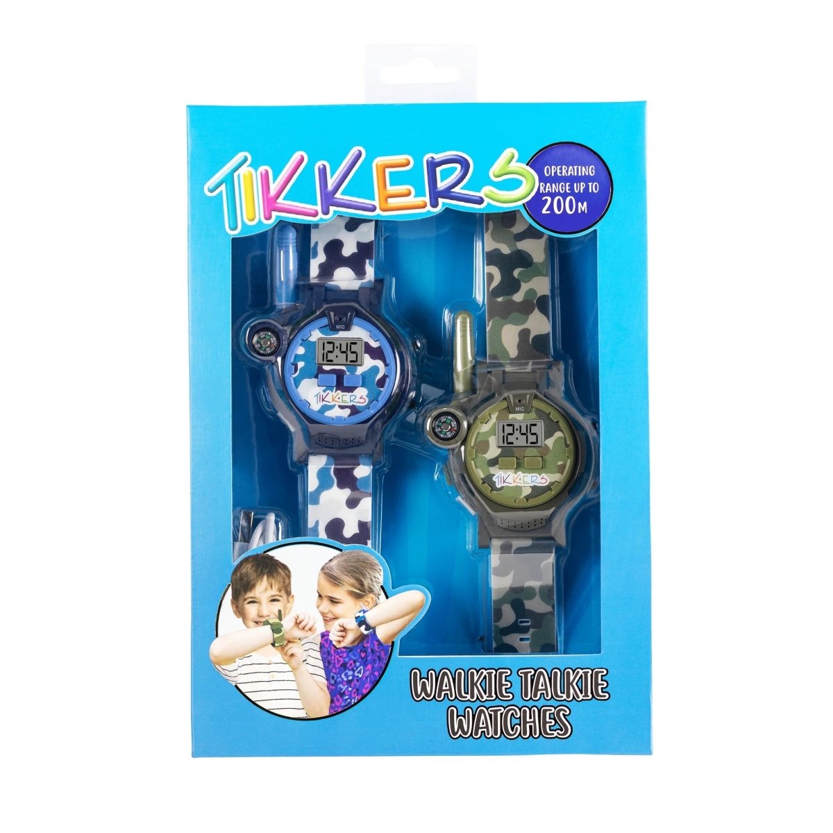 Tikkers TKWALKIE-0001 Kids Walkie Talkie Gift Set Silicon Strap - Κοσμηματοπωλείο Goldy