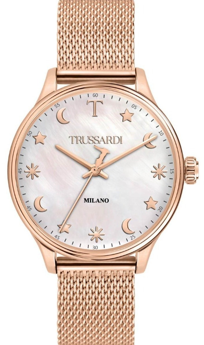 TRUSSARDI R2453130501 T-Complicity Rose Gold Stainless Steel Bracelet - Κοσμηματοπωλείο Goldy