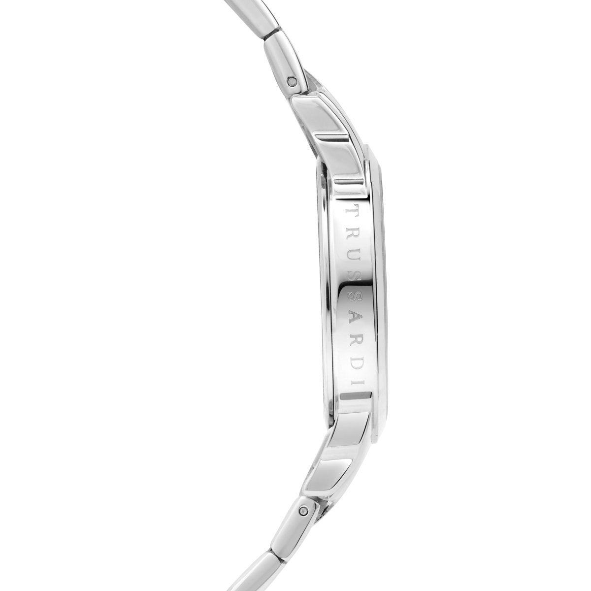 TRUSSARDI R2453141504 T-Bent Silver Stainless Steel Bracelet - Κοσμηματοπωλείο Goldy