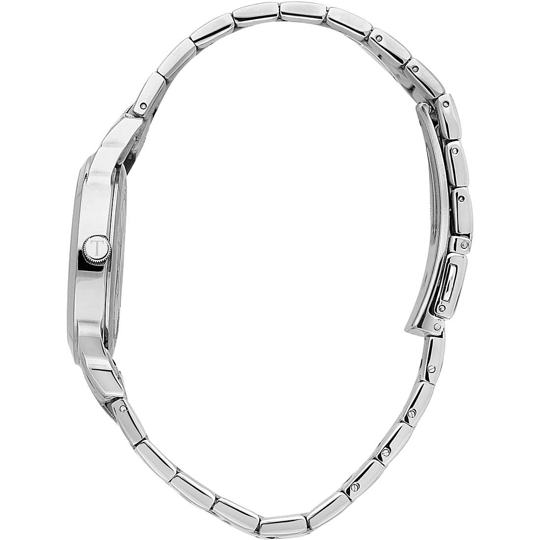 TRUSSARDI R2453141508 T-Bent Silver Stainless Steel Bracelet - Κοσμηματοπωλείο Goldy