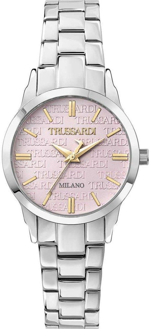 TRUSSARDI R2453141508 T-Bent Silver Stainless Steel Bracelet - Κοσμηματοπωλείο Goldy