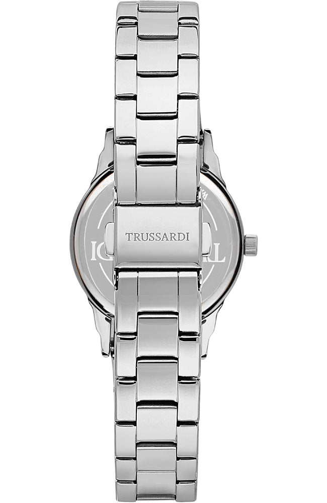 TRUSSARDI R2453144502 T-Bent Silver Stainless Steel Bracelet - Κοσμηματοπωλείο Goldy