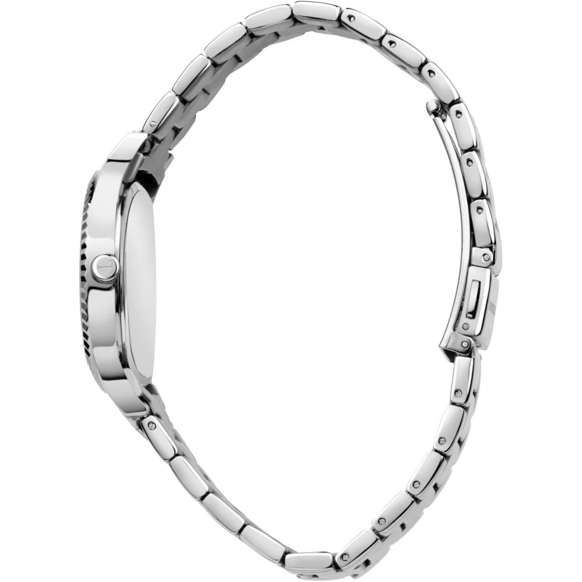 TRUSSARDI R2453144503 T-Bent Silver Stainless Steel Bracelet - Κοσμηματοπωλείο Goldy