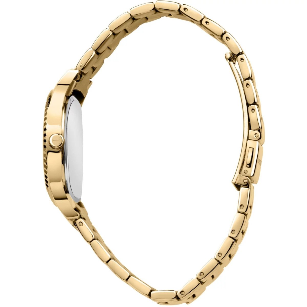 TRUSSARDI R2453144504 T-Bent Gold Stainless Steel Bracelet - Κοσμηματοπωλείο Goldy