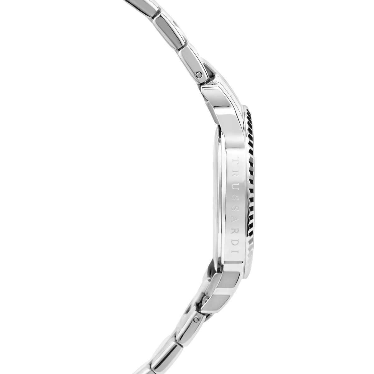 TRUSSARDI R2453144506 T-Bent Silver Stainless Steel Bracelet - Κοσμηματοπωλείο Goldy