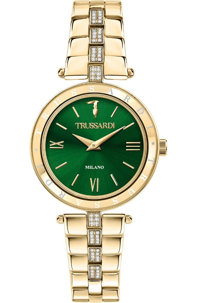 TRUSSARDI R2453145511 T-Shiny Gold Stainless Steel Bracelet - Κοσμηματοπωλείο Goldy