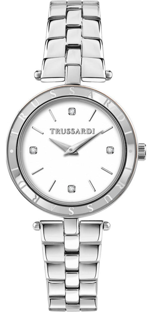 TRUSSARDI R2453145515 T-Shiny Silver Stainless Steel Bracelet - Κοσμηματοπωλείο Goldy