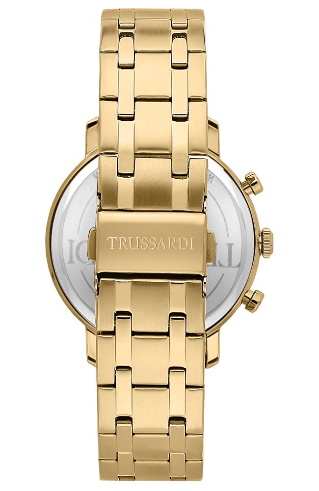 TRUSSARDI R2453147002 T-Couple Gold Stainless Steel Bracelet - Κοσμηματοπωλείο Goldy