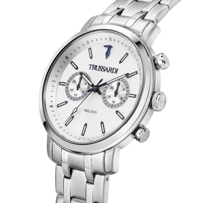 TRUSSARDI R2453147004 T-Couple Silver Stainless Steel Bracelet - Κοσμηματοπωλείο Goldy