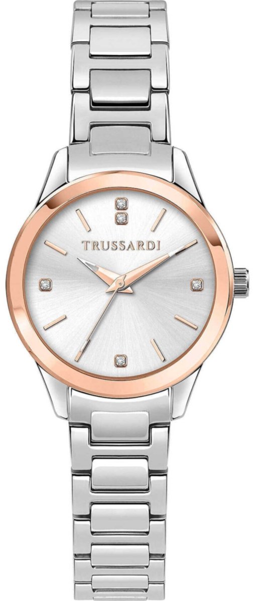 TRUSSARDI R2453151519 T-Sky Silver Stainless Steel Bracelet - Κοσμηματοπωλείο Goldy