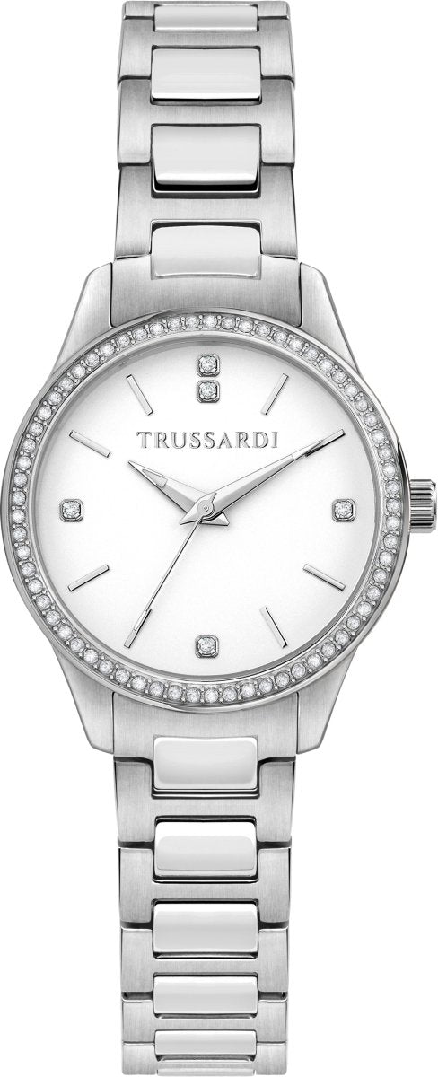 TRUSSARDI R2453151520 T-Sky Silver Stainless Steel Bracelet - Κοσμηματοπωλείο Goldy