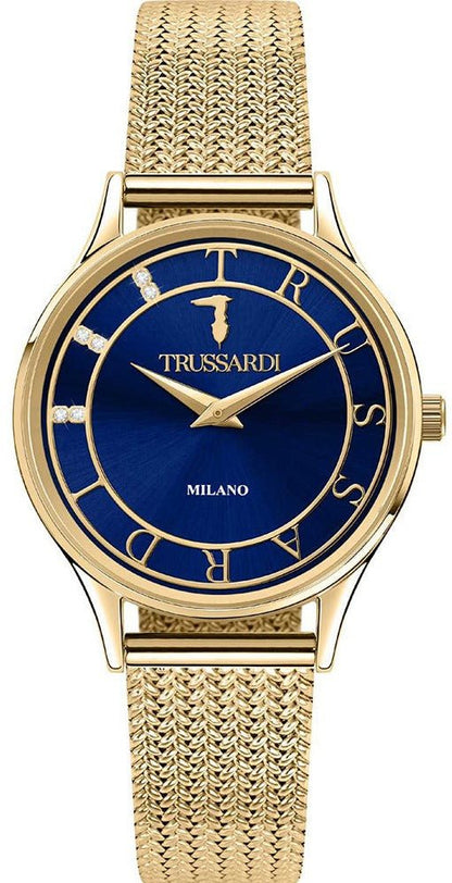 TRUSSARDI R2453152501 T-Star Gold Stainless Steel Bracelet - Κοσμηματοπωλείο Goldy