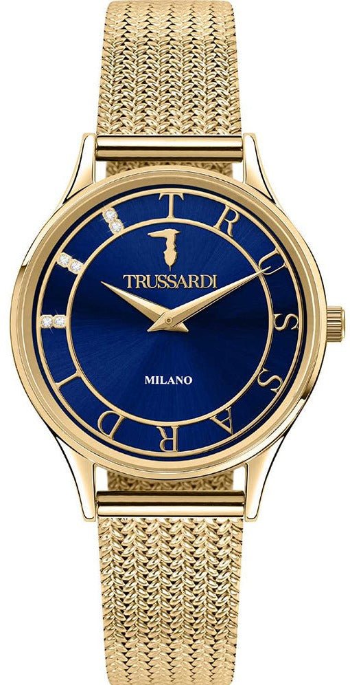 TRUSSARDI R2453152501 T-Star Gold Stainless Steel Bracelet - Κοσμηματοπωλείο Goldy