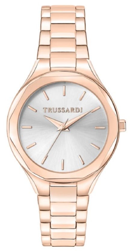TRUSSARDI R2453157503 Small Wrist Rose Gold Stainless Steel Bracelet - Κοσμηματοπωλείο Goldy