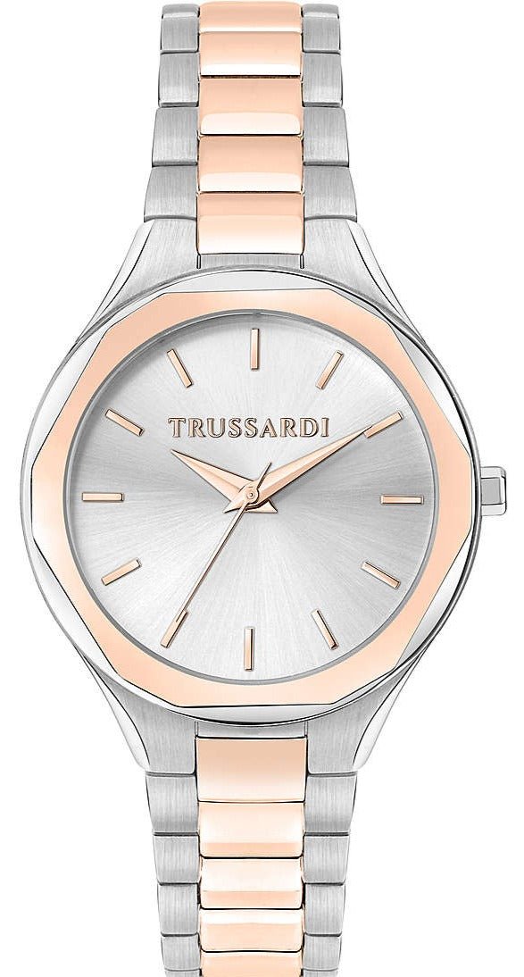 TRUSSARDI R2453157504 Small Wrist Two Tone Stainless Steel Bracelet - Κοσμηματοπωλείο Goldy