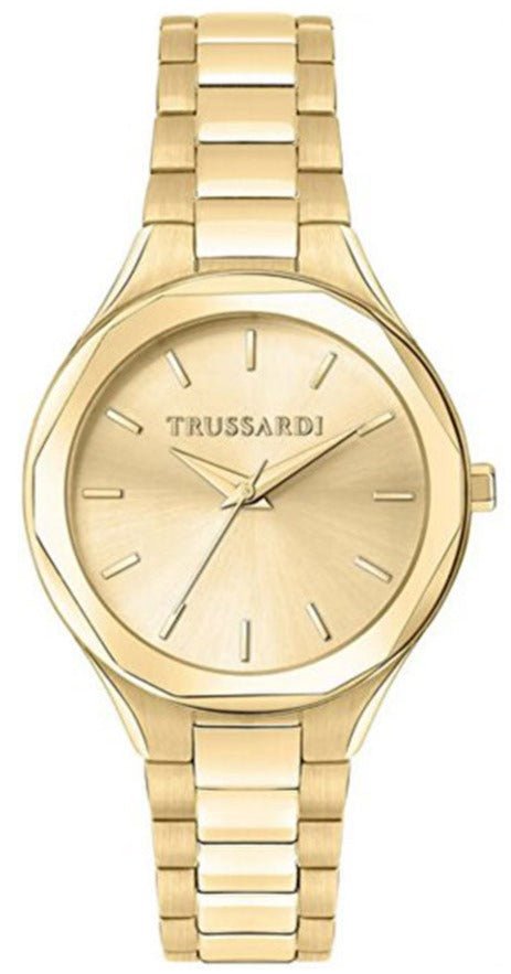 TRUSSARDI R2453157505 T-Small Gold Stainless Steel Bracelet - Κοσμηματοπωλείο Goldy
