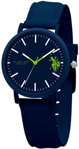 U.S POLO USP3177GR Blue Rubber Strap - Κοσμηματοπωλείο Goldy