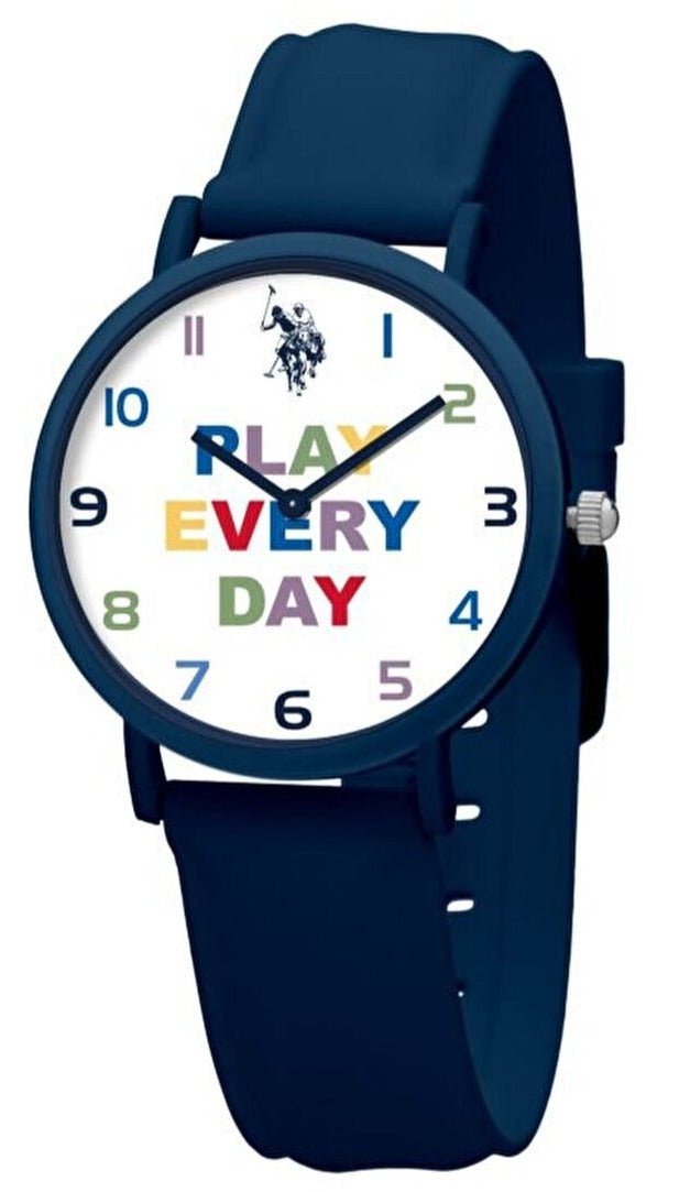 U.S. POLO USP3191RB Kids Blue Silicon Strap - Κοσμηματοπωλείο Goldy