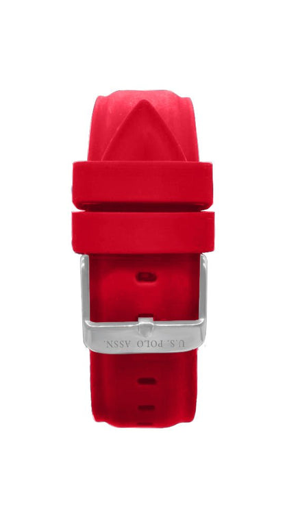 U.S. POLO USP3228RD Kids Red Silicon Strap - Κοσμηματοπωλείο Goldy