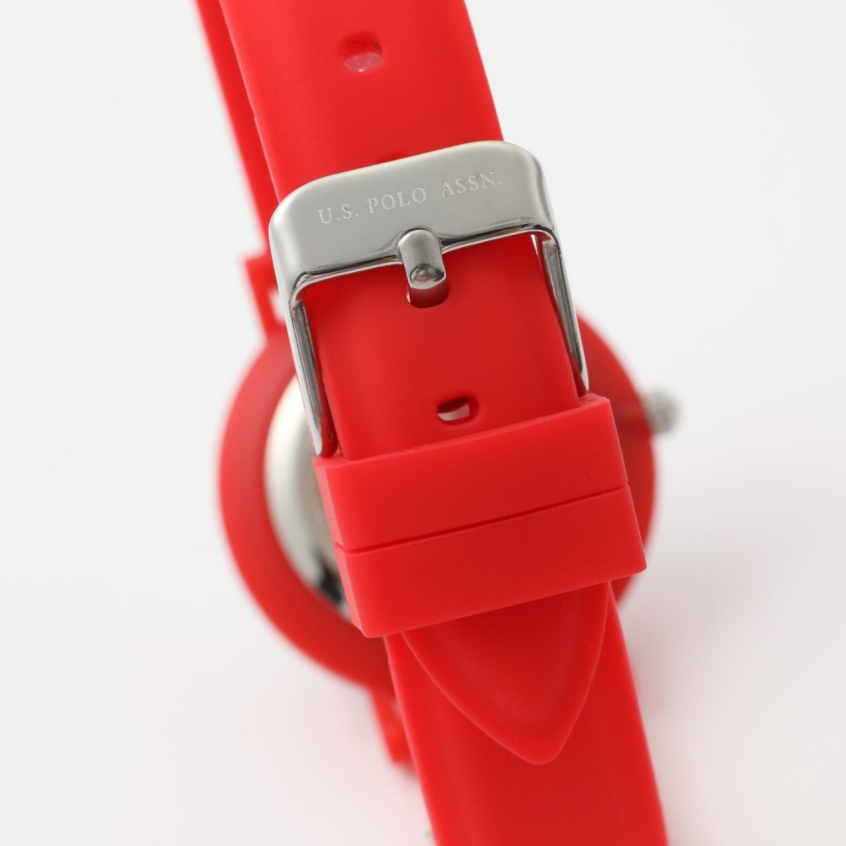 U.S. POLO USP3228RD Kids Red Silicon Strap - Κοσμηματοπωλείο Goldy