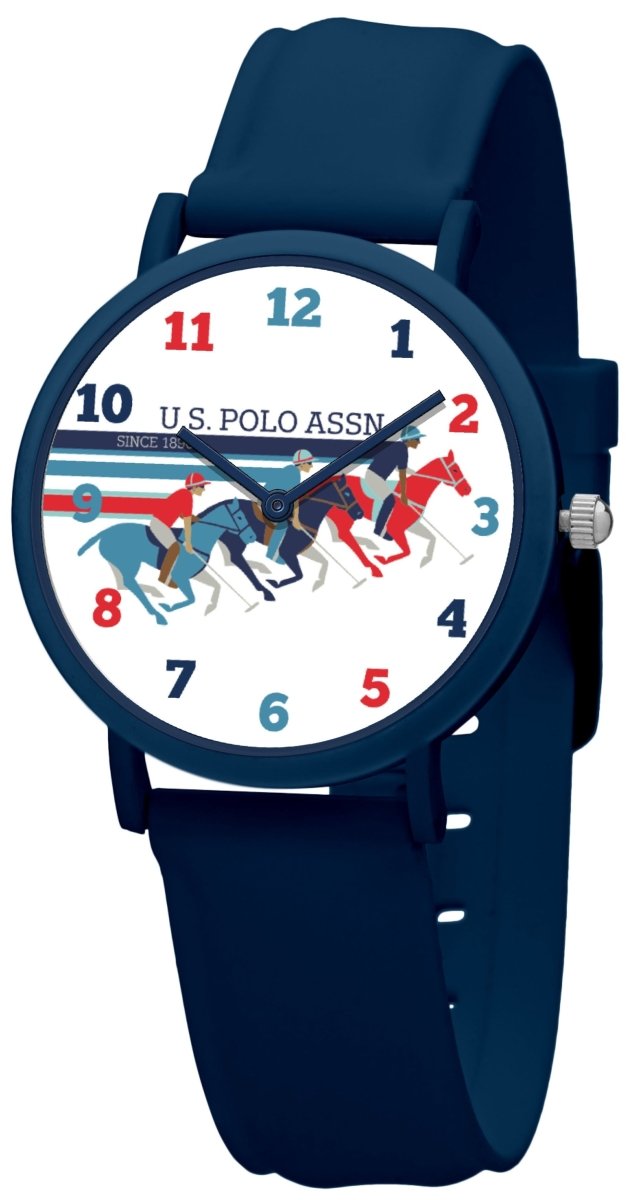 U.S. POLO USP3229BL Kids Blue Silicon Strap - Κοσμηματοπωλείο Goldy