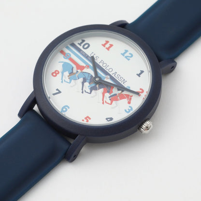 U.S. POLO USP3229BL Kids Blue Silicon Strap - Κοσμηματοπωλείο Goldy