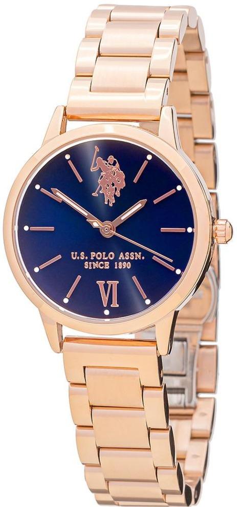 U.S. POLO USP5893BL Evelyn Rose Gold Stainless Steel Bracelet - Κοσμηματοπωλείο Goldy