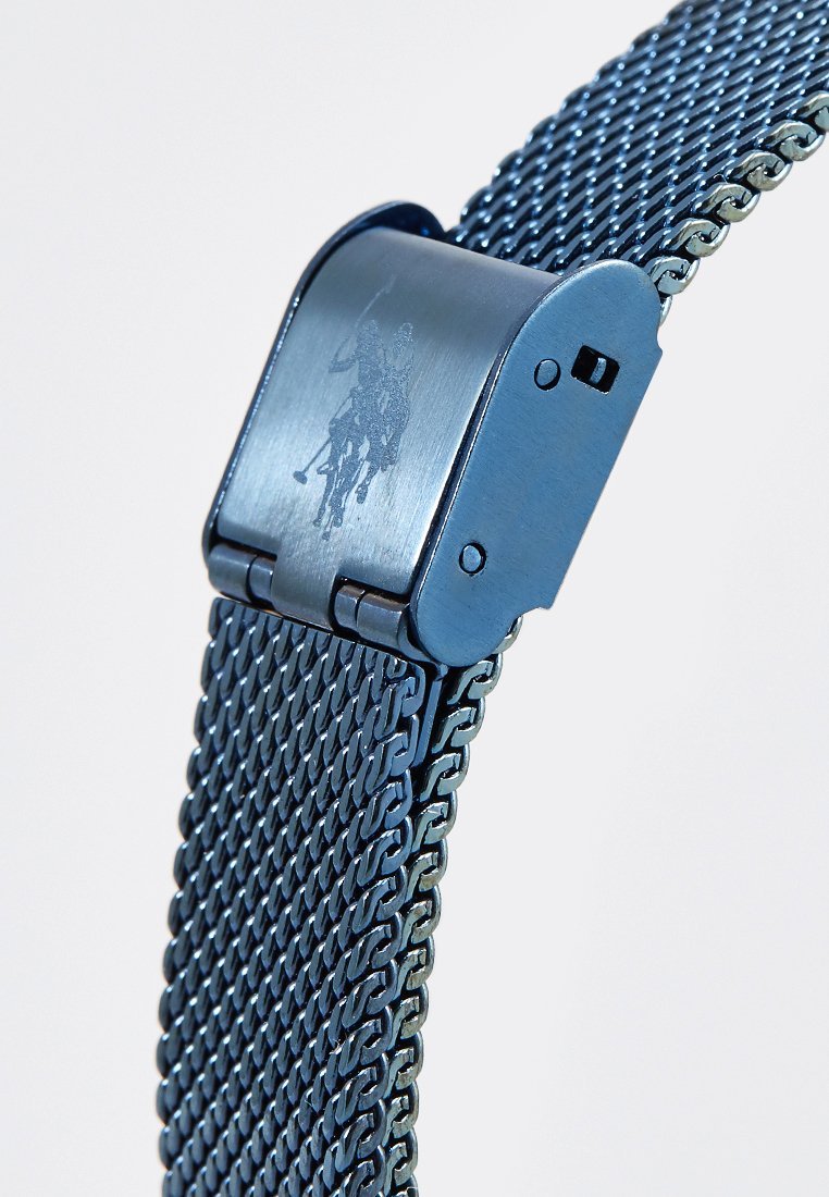U.S. POLO USP5944BL Giselle Blue Stainless Steel Mesh Bracelet - Κοσμηματοπωλείο Goldy