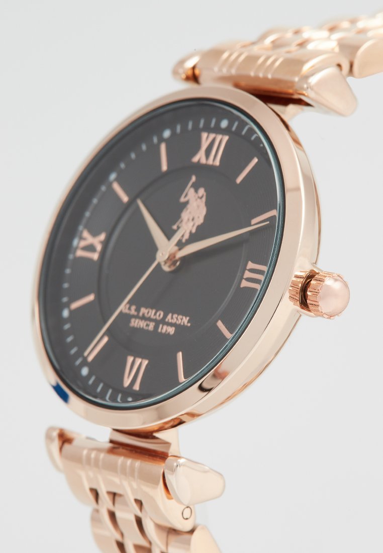 U.S. POLO USP5959BK Harper Rose Gold Stainless Steel Bracelet - Κοσμηματοπωλείο Goldy