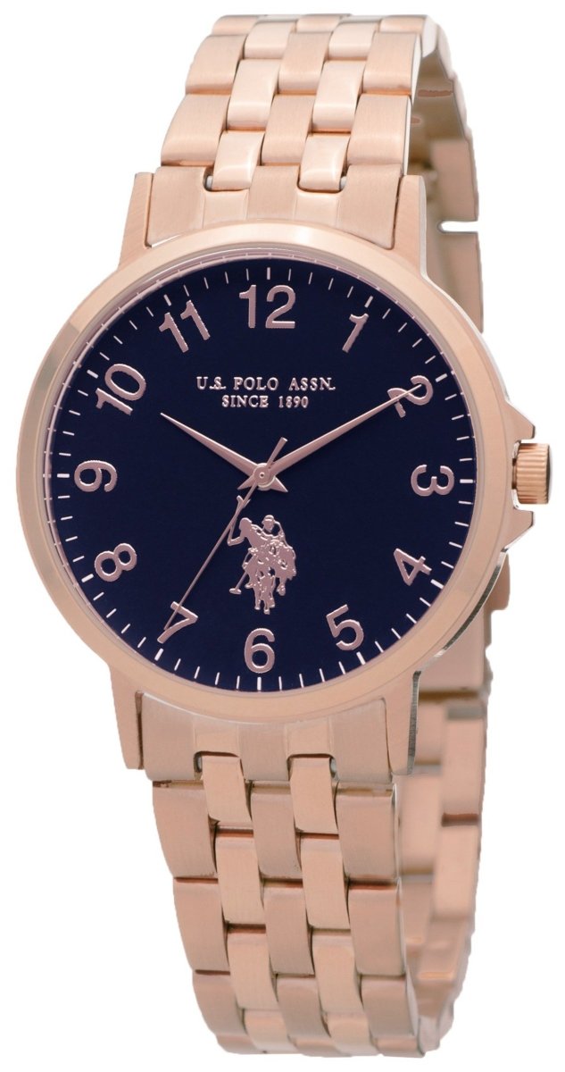 U.S POLO USP5990RG Paxton Rose Gold Metallic Bracelet - Κοσμηματοπωλείο Goldy