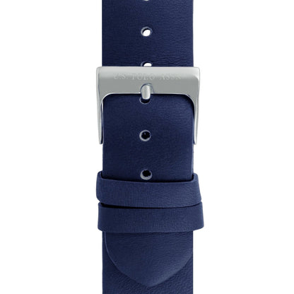 U.S. POLO USP5992BL Paxton Blue Leather Strap - Κοσμηματοπωλείο Goldy