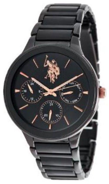 U.S. POLO USP7050RG Alexandre Black Metallic Bracelet - Κοσμηματοπωλείο Goldy