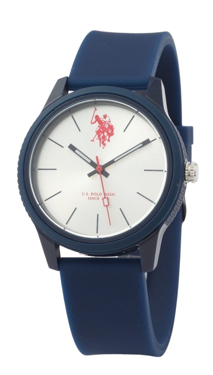 U.S. POLO USP7082BL Michael Blue Silicon Strap - Κοσμηματοπωλείο Goldy