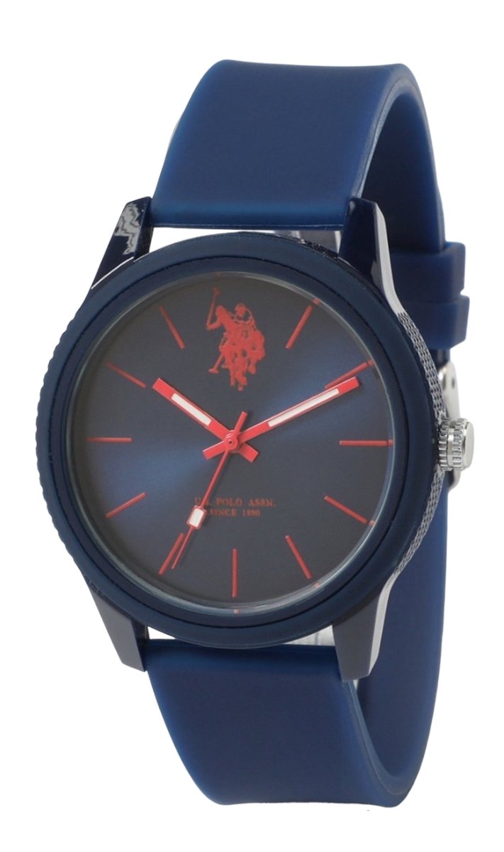 U.S. POLO USP7083RD Michael Blue Silicon Strap - Κοσμηματοπωλείο Goldy