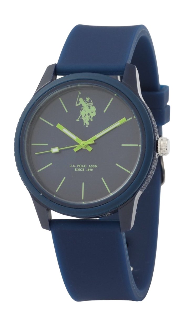 U.S. POLO USP7084GR Michael Blue Silicon Strap - Κοσμηματοπωλείο Goldy