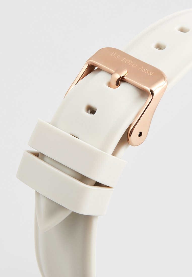 U.S. POLO USP8057IV Lucy Beige Silicon Strap - Κοσμηματοπωλείο Goldy