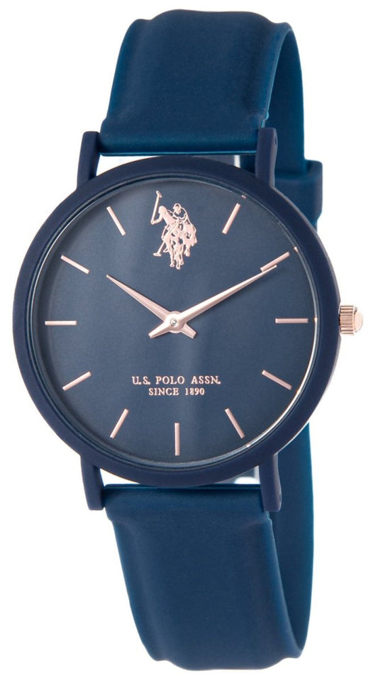 U.S. POLO USP8060BL Lucy Blue Silicon Strap - Κοσμηματοπωλείο Goldy