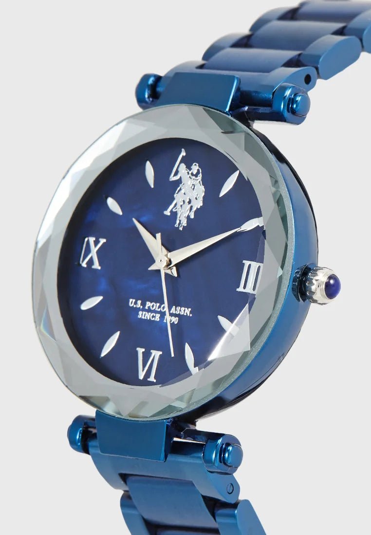 U.S. POLO USP8094BL Olympia Blue Stainless Steel Bracelet - Κοσμηματοπωλείο Goldy