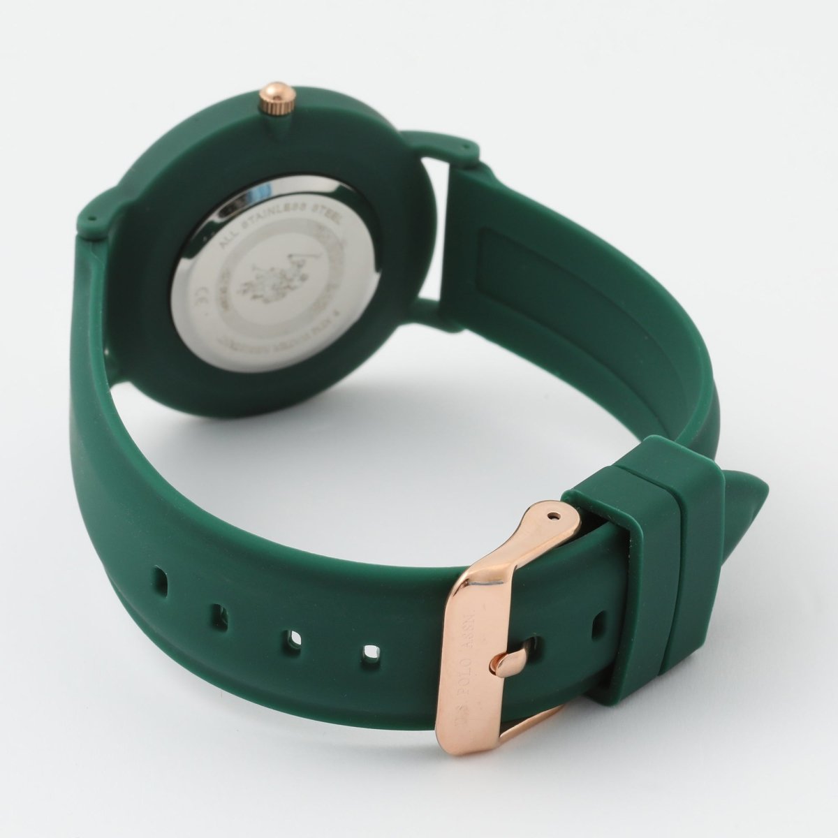 U.S. POLO USP8161GR Lucy Green Silicon Strap - Κοσμηματοπωλείο Goldy