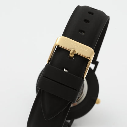 U.S. POLO USP8163BK Lucy Black Silicon Strap - Κοσμηματοπωλείο Goldy