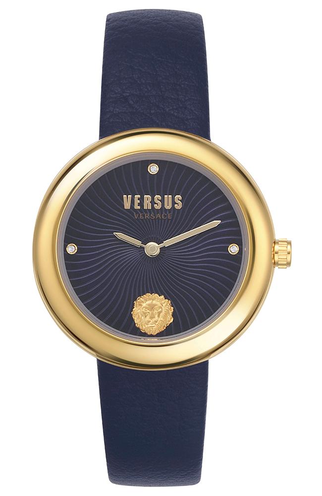 VERSUS VERSACE VSPEN0219 Lea Blue Leather Strap - Κοσμηματοπωλείο Goldy